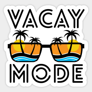 Vacay Mode Sunglasses Sticker